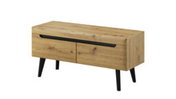 Abakus Direct Nordi Collection Tv Stand 107Cm In Oak - thumbnail 1