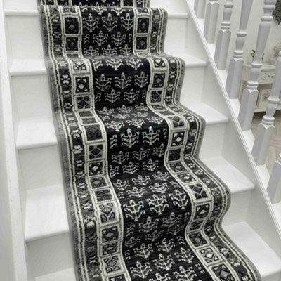 Mayan Stair Runner - Soft & Durable Carpet Runner For Stairs & Staircases, Multiple Lengths - image 1