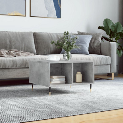 Berkfield Coffee Table Concrete Grey 60X50X36.5 Cm Engineered Wood - image 1