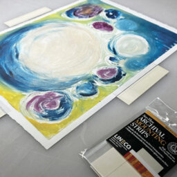 "Lineco Archival Artwork Mounting Strips Clear 3.17 Cm X 10.16 Cm (1.25"" X 4"") Pack Of 12" - thumbnail 2