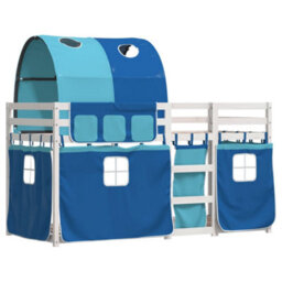Berkfield Bunk Bed Without Mattress Blue 80X200 Cm Solid Wood Pine - thumbnail 3