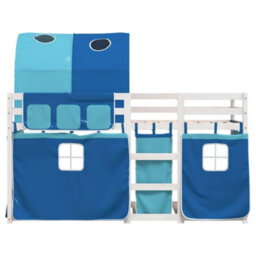 Berkfield Bunk Bed Without Mattress Blue 80X200 Cm Solid Wood Pine - thumbnail 5