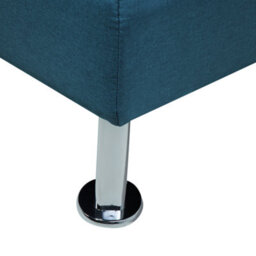 Beliani Sofa Bed 3 Seater Roxen Fabric Blue - thumbnail 9