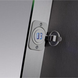 Clifton Bathroom Wall Mirror - Rectangular 800 X 600 mm - Led Light (3 Tone) - Anti Fog Demister - Magnifying Mirror - thumbnail 4