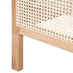 Beliani Bed Pine Wood Salernas 160 X 200 Cm (Eu King Size) Light Brown - thumbnail 7
