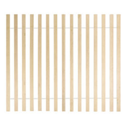Beliani Bed Pine Wood Salernas 160 X 200 Cm (Eu King Size) Light Brown - thumbnail 9