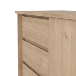 Furniture To Go Naia Storage Unit With 1 Sliding Door And 3 Drawers In Jackson Hickory Oak (W) 118.9 X  (H) 75.6 X (D) 50Cm - thumbnail 7