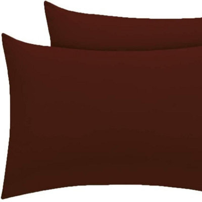 Homes & Linen Pillow Cases 200 Thread Count Egyptian Cotton Pillowcases 2 Pack Soft Cosy And Breathable Envelope Closure Cotton Pillow Cases 50X