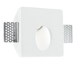 Luminosa Lighting Luminosa Ariel Recessed Wall Light White 10X10X5Cm - thumbnail 1