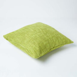 Homescapes Nirvana Cotton Green Cushion Cover, 60 X 60 Cm - thumbnail 3