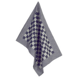 Berkfield 10 Piece Towel Set Blue And White Cotton - thumbnail 8