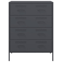 Vidaxl Sideboard Anthracite 68X39X89 Cm Steel - thumbnail 6