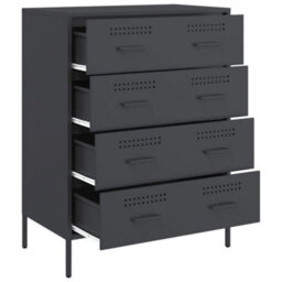 Vidaxl Sideboard Anthracite 68X39X89 Cm Steel - thumbnail 9