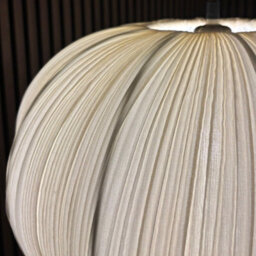 CGC Interiors Cgc Palmira Large Oval Stretch Ruffled Silk Fabric Lampshade - thumbnail 7