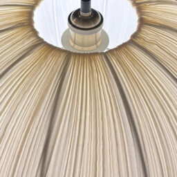 CGC Interiors Cgc Palmira Large Oval Stretch Ruffled Silk Fabric Lampshade - thumbnail 8