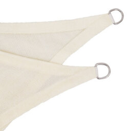 Sundaze 2X2X2M Sun Shade Sail Triangle Hdpe Breathable Uv Block Sunscreen Cream With Free Rope - thumbnail 2