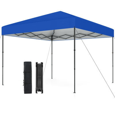 Gainoom 300 X 295 Cm Pop Up Canopy Tent Blue Foldable Outdoor Sunshade Patio Shelter Gazebo - image 1