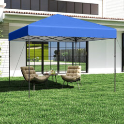 Gainoom 300 X 295 Cm Pop Up Canopy Tent Blue Foldable Outdoor Sunshade Patio Shelter Gazebo - thumbnail 3