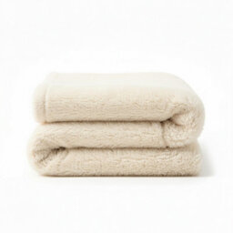 Cuddly Extra Fluffy Throw Ultra Soft Plush Blanket For Sofa Bed Home Decor Cream 150X200Cm - thumbnail 2