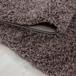 UETIAN Luxurious Shaggy Rugs Soft Extra Thick Area Rugs Heavy 5Cm Dense Pile For Living Room Bedroom Hallway (Taupe, 60 X 110Cm) - thumbnail 4