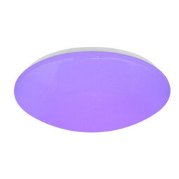 Luminosa Lighting Luminosa Atreju I Flush Ceiling Light White 1X Rgb Led Dimmable 2700-6500K Remote Control Timer - thumbnail 6