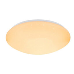 Luminosa Lighting Luminosa Atreju I Flush Ceiling Light White 1X Rgb Led Dimmable 2700-6500K Remote Control Timer - thumbnail 1