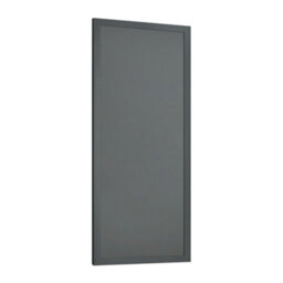 Spacepro Shaker 1 Panel Matt Graphite Sliding Wardrobe Door (H)2220mm (W)610mm - thumbnail 1