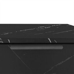 Abrihome Modern Tv Stand In Marble & Dark Wood, 2 Doors, 2 Drawers & Integrated Led - thumbnail 4