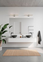 Nordlux Tinia 60 Bathroom Shower Room Wall Light In Black 60Cm Width - thumbnail 6