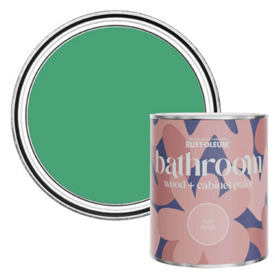 Rust-Oleum Emerald Matt Bathroom Wood & Cabinet Paint 750Ml - image 1
