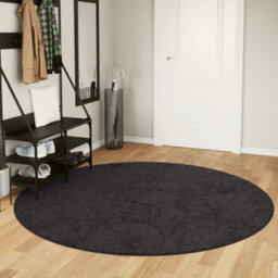 Berkfield Rug Washable Anthracite Size  200 Cm Anti Slip - thumbnail 1