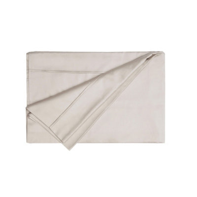 Belledorm 200 Thread Count Egyptian Cotton Flat Sheet Oyster (King/superking) - image 1