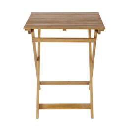 GoodHome Virginia Acacia Wooden 2 Seater Bistro Set - thumbnail 2