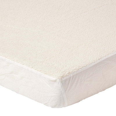 Homescapes Deep Fitted Fleece Double Underblanket - image 1