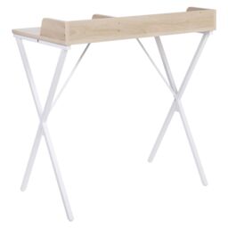 Hadwell Matt White Oak Effect Desk (H)840mm (W)800mm (D)500mm - thumbnail 5