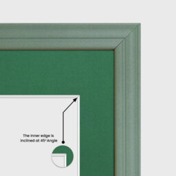AK Frames 20X16 Green Classic Multi Photo Frame With Emerald Mount - Holds 9 Apertures (2X) 7X5, (7X) 6X4 Photos - thumbnail 7