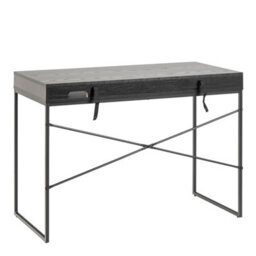 Furniture To Go Seaford 1 Drawer Office Desk In Ash Black - thumbnail 3