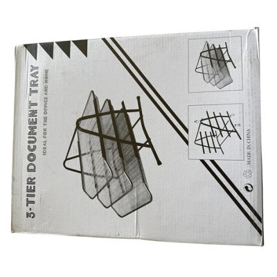 Maestro craft 3-Tier Silver Mesh Document Tray Organizer