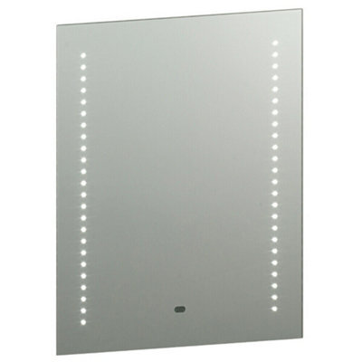 Ip44 Led Bathroom Mirror 60Cm X 50Cm Vanity Light Motion Switch & Shaver Socket - image 1