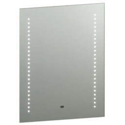 Ip44 Led Bathroom Mirror 60Cm X 50Cm Vanity Light Motion Switch & Shaver Socket - thumbnail 1