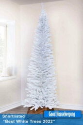 Christmas Tree World The 5Ft/150Cm White Italian Pencilimo Christmas Tree - thumbnail 8