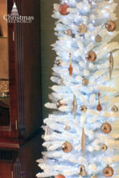 Christmas Tree World The 5Ft/150Cm White Italian Pencilimo Christmas Tree - thumbnail 3