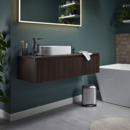 GoodHome Tanera Green Glass Freestanding Soap Dispenser - thumbnail 5
