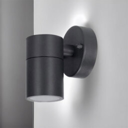 CGC Lighting Cgc Mia Dark Grey Stainless Steel Gu10 Down Outdoor Wall Light Ip44