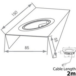 Brushed Nickel Under Cabinet Kitchen Light Kit With Natural White Led - 2 Pack - thumbnail 4