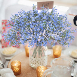 Artificial Baby Breath Flowers, Fake Gypsophila Bouquets, 12 Pcs, Faux Real Touch Flowers For Diy Wedding Decoration - thumbnail 3