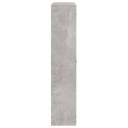 Berkfield Shoe Cabinet Concrete Grey 59X17X81 Cm Engineered Wood - thumbnail 6