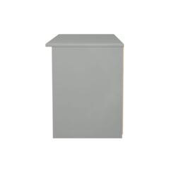 Messina Matt Dusk Grey Tv Stand With 2 Shelves & 1 Drawers, (H)49.5Cm X (W)109.1Cm X (D)40Cm - thumbnail 6
