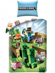 Minecraft Battle Single 100% Cotton Duvet Cover Set - European Size - thumbnail 2
