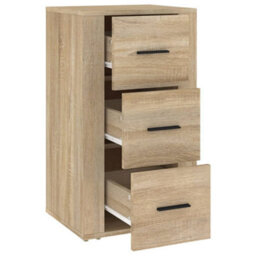 Berkfield Durable Sideboard Sonoma Oak 40X33X70 Cm Engineered Wood - thumbnail 4